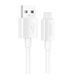 USB Cable Hoco Micro usb X107 2.4A 1m white 38439 фото 3