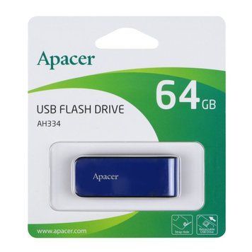 USB Flash 64 GB Apacer AH334 Blue UA 03182 фото