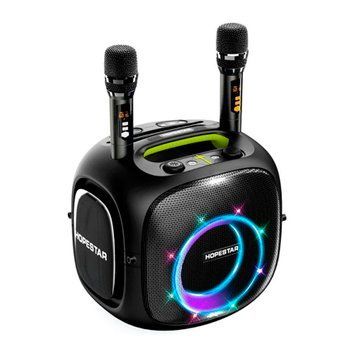 Колонка Bluetooth Hopestar UT Party One Ultimate 240W/IPX5/30000mAh + 2 мікрофона black 45005 фото