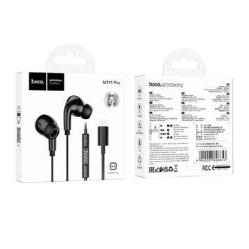 Навушники Bluetooth Hoco M111 Pro Lightning black 40063 фото