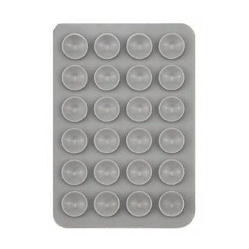 Силіконовий тримач-присоска двох стороння присоска silver 45426 фото