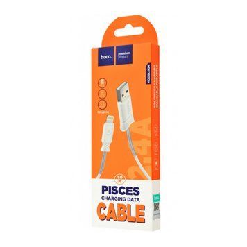 USB Cable Hoco Type-C X24 1m white 44797 фото