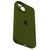 Silicone case Full camera iPhone 15 Plus khaki 34207 фото