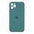 Silicone case Full camera iPhone 16 pine green 41260 фото