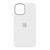 Silicone case iPhone 12/12 Pro with MagSafe white 04612 фото