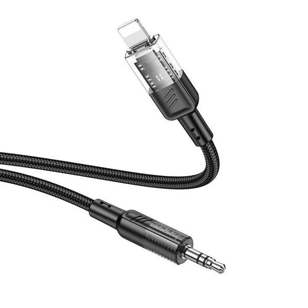 AUX Hoco UPA27 3.5 to lightning 1m black 39716 фото