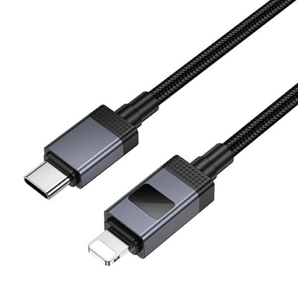 Cable Hoco Type-C to Lightning X118 PD 27W 1m black 42198 фото