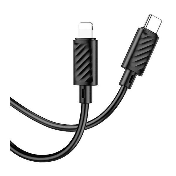 Cable Hoco Type-C to Lightning X88 20W/3A 1m black 08191 фото