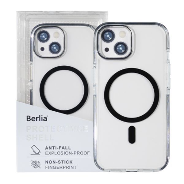 Cилікон Samsung S24/25 MagSafe Ice Crystal Beyer black 30954 фото