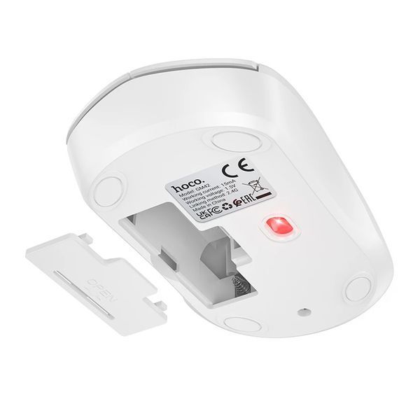 Мишка Bluetooth Hoco GM42 white 44478 фото