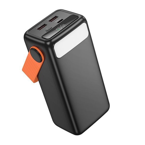 Power bank 40 000 mah Borofone BJ66 2USB/QC3.0/22.5W/PD20W/LED black 00699 фото