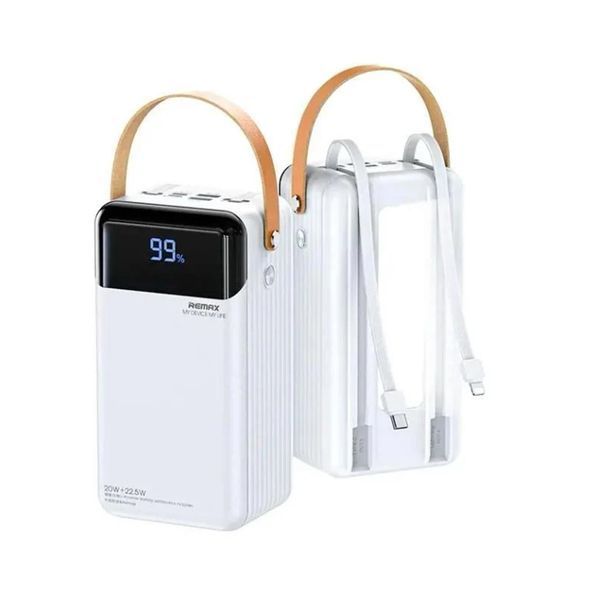 Power Bank 60000 mAh REMAX RPP-565 (20W+22.5W) Білий 37267 фото