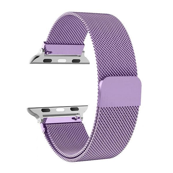 Ремінець Apple watch 42/44/45mm Milanese Loop purple 42561 фото