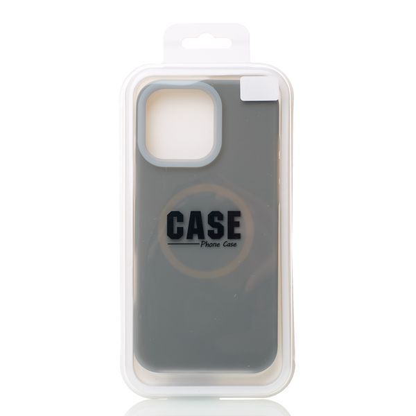 Силікон iPhone 15 Smooth MagSafe grey 41881 фото