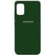 Silicone cover Full Samsung A22/M22/M32 dark green 27173 фото