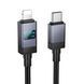 Cable Hoco Type-C to Lightning X118 PD 27W 1m black 42198 фото 3