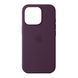 Silicone case iPhone 16 with MagSafe plum 42109 фото 1