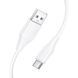 USB Cable Hoco Type-C X124 3A 1m white 44125 фото 2