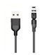 USB Cable Reddax lightning RDX-399 L 2.4A 1m магніт black 23207 фото 1