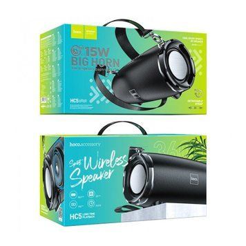 Колонка Bluetooth Hoco HC5 black 30165 фото