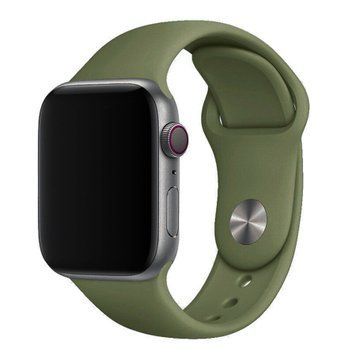 Ремінець Apple watch 38/40/41/SE silicone khaki 34338 фото