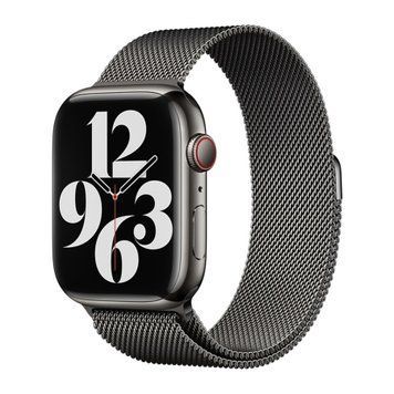 Ремінець Apple watch 42/44/45mm Milanese Loop grey 42562 фото