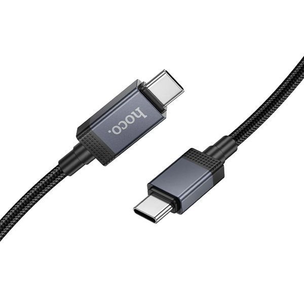 Cable Hoco Type-C to Type-C X118 60w 1m black 42199 фото