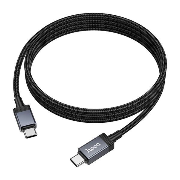 Cable Hoco Type-C to Type-C X118 60w 1m black 42199 фото