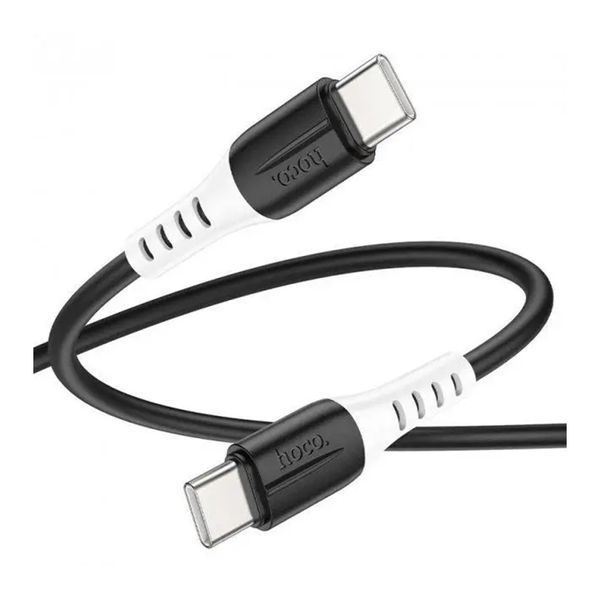Cable Hoco Type-C to Type-C X82 60W/3A 1m black 32317 фото