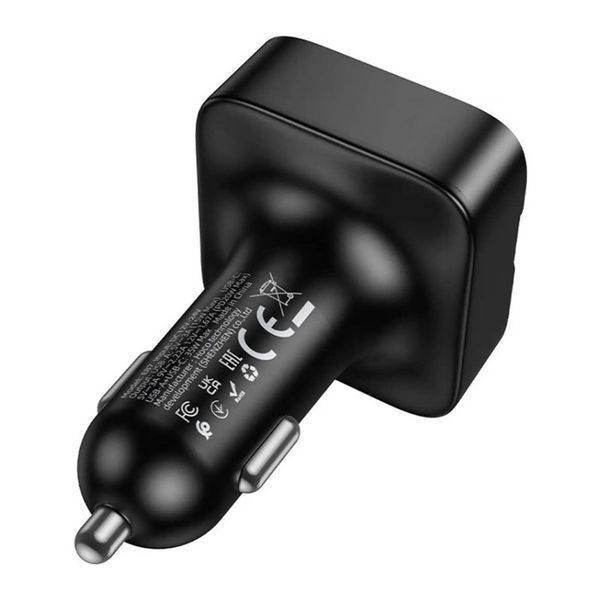 FM трансмістер Bluetooth Hoco E87 PD35W QC3.0 black 42704 фото