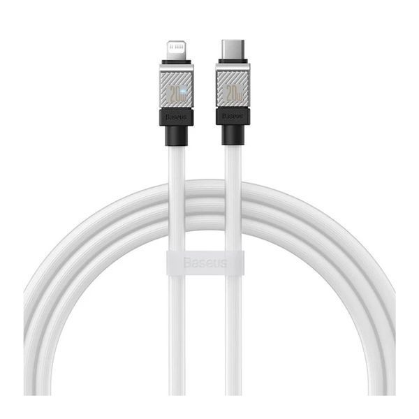 Кабель Baseus CoolPlay Series Type-C to Lightning 20W (1m) white 08422 фото