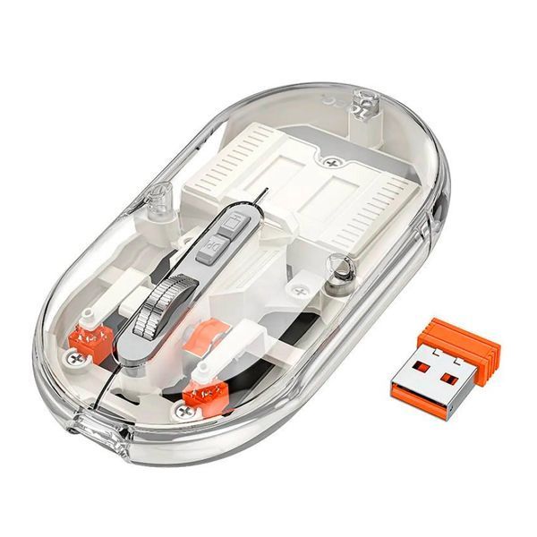 Мишка Bluetooth Hoco GM35 white 46306 фото