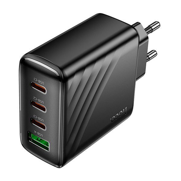 МЗП Hoco CS27A PD 67W/3A (1USB-3USB-C) black 44082 фото