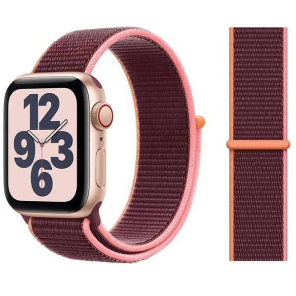 Ремінець Apple watch 38/40mm Nylon plum 22932 фото