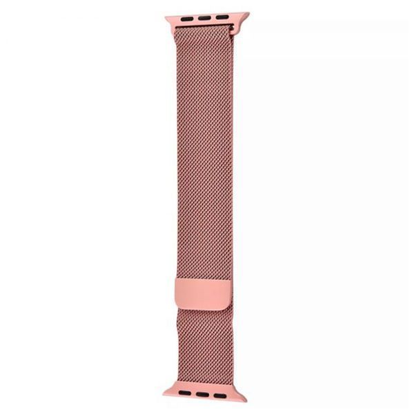 Ремінець Apple watch 38/40mm Milanese Loop rose gold 33698 фото