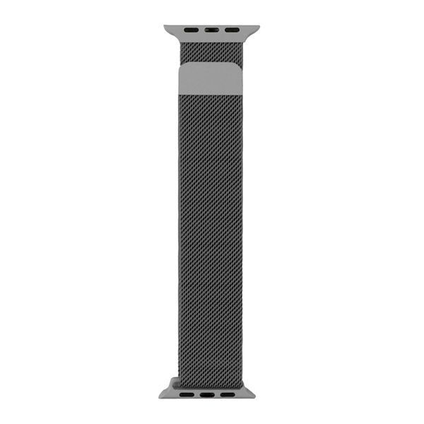 Ремінець Apple watch 42/44/45mm Milanese Loop grey 42562 фото