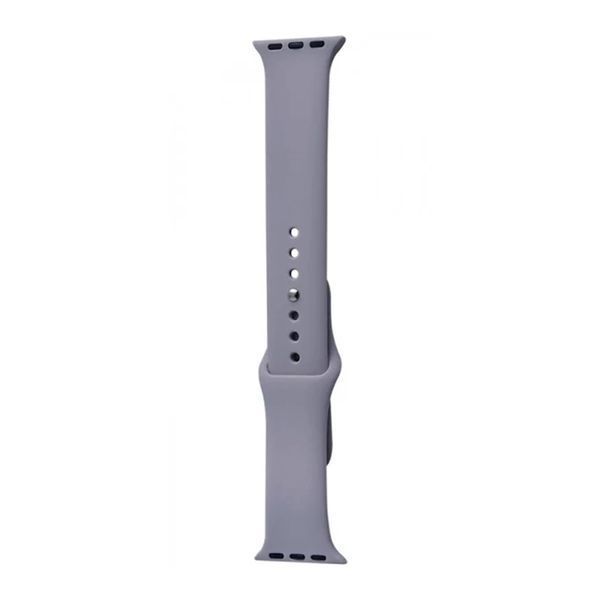 Ремінець Apple watch 42/44/45mm silicone lavender grey 35486 фото