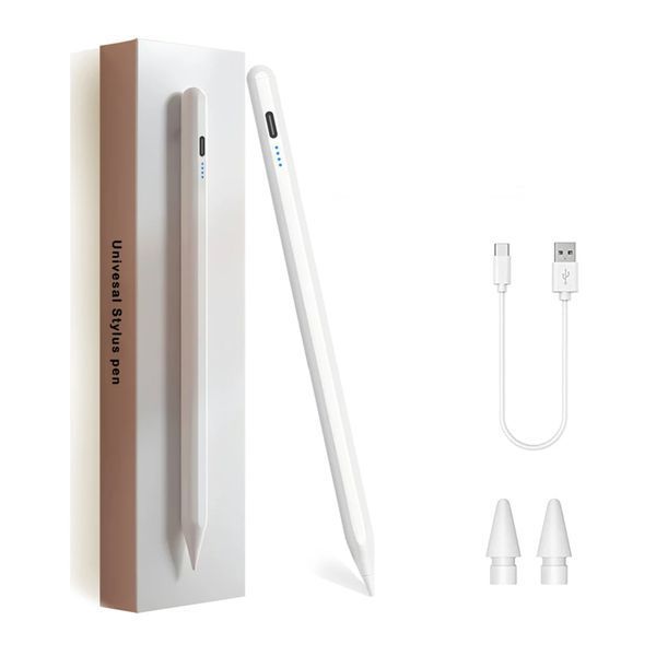 Стилус Gredient Universal Pen Magnetic USB-C pink 35534 фото