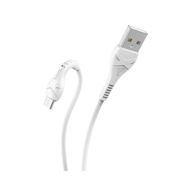 USB Cable Hoco Micro usb X37 2.4A 1m white 23244 фото