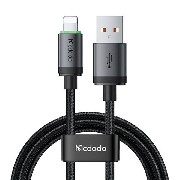 USB Cable McDodo Lightning 1m black 42961 фото