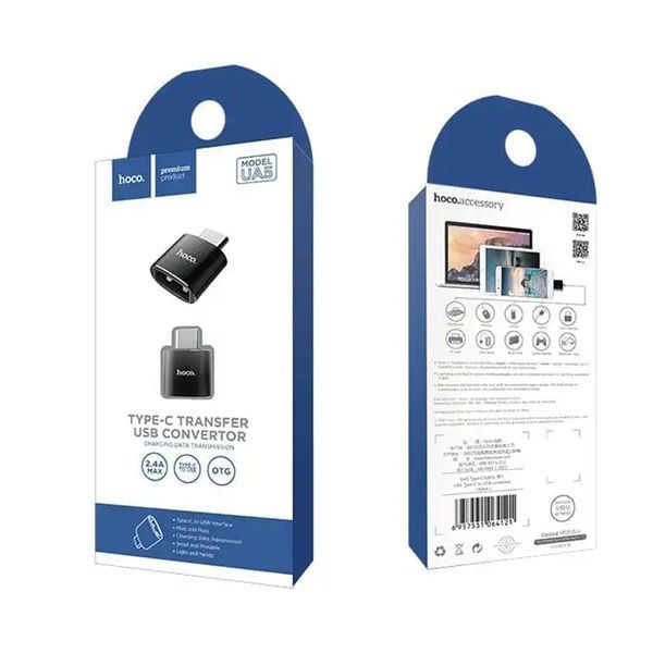 USB перехідник OTG Hoco UA5 Type-C під флешку 25770 фото