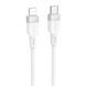Cable Hoco Type-C to Lightning X109 PD 27W 1m white 39669 фото 2