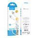 Cable Hoco Type-C to Lightning X109 PD 27W 1m white 39669 фото 1