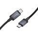 Cable Hoco Type-C to Type-C X118 60w 1m black 42199 фото 4