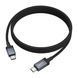 Cable Hoco Type-C to Type-C X118 60w 1m black 42199 фото 3