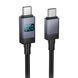 Cable Hoco Type-C to Type-C X118 60w 1m black 42199 фото 2
