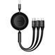 Cable Baseus Bright Mirror 2 Series 3-in-1 (Micro USB+Lightning+Type-C) 66W (1.1m) black 36360 фото 2