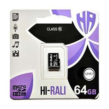 MicroSD 64GB HI-Rali UHS - 1 Class 10 26255 фото