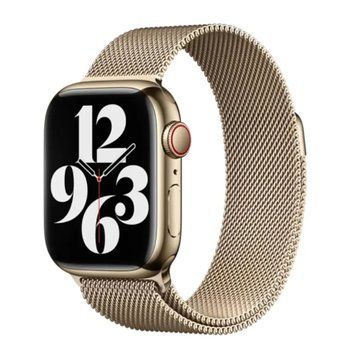 Ремінець Apple watch 38/40mm Milanese Loop beige 35588 фото