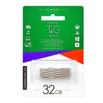 USB Flash 32 GB T&G 103 Metal Silver 23704 фото